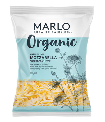 Marlo Organic Shredded Mozzarella 250g