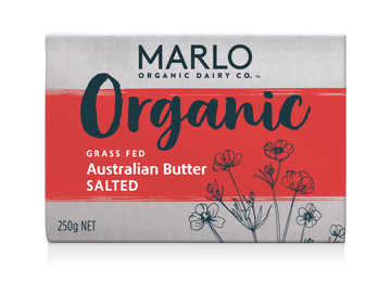 Marlo Organic Grass Fed Salted Butter 250g